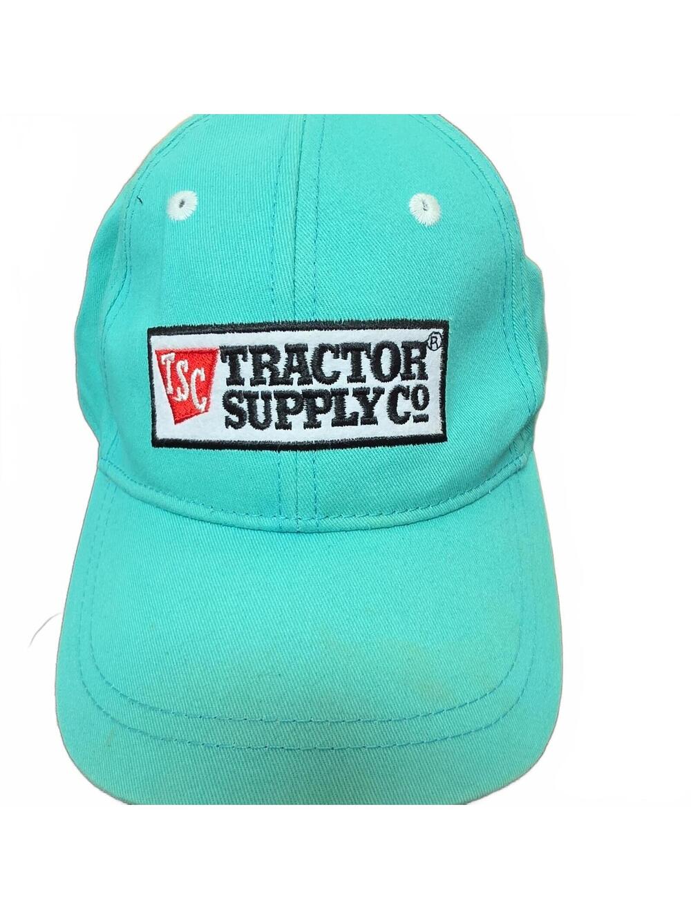 Covee Tractor Supply Co teal green Baseball Cap One Size Strapback Logo Patch